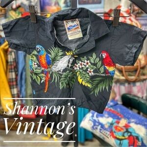Hawaiian Togs VNTG made in USA sz 2 tropical shirt A12